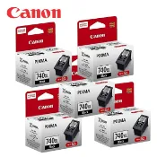 Canon 佳能 PG-740XL 黑色大容量墨水匣 (5個) (適用：MG2270、MG3270、MG4270、MG2170、MG3170、MG3570、MG3670)