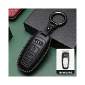 (店+)新品 適用於奧迪牛皮鑰匙殼鑰匙包真皮A3A4 A6 A6L A7 A8 Q2 Q3 Q5L Q7