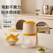 【暢麥】電動刨冰機 手持碎冰機 家用綿綿冰機 一鍵啟動自動碎冰 分離式透明接冰杯可拆洗
