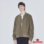 BRAPPERS 男款 率性休閒飛行外套-軍綠