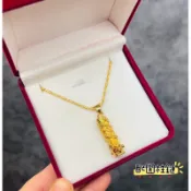 ［Hi rosé!] 現貨、實拍！實心大龍柱盤龍柱黃金色項鏈 鍍24k鍍金 久不掉色24K 越南沙金 越南砂金項鏈 鑽戒