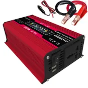 Toyutw)4000w 峰值功率修改正弦波逆變器 LED 顯示屏 300W 額定功率逆變器 DC 12V 到 AC 2