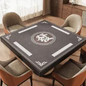 麻將桌布 麻將桌墊 麻將消音墊 打牌桌墊 手搓麻將桌墊 桌布 棋牌桌墊 新款麻將桌桌墊打撲克牌專用加厚隔音防滑桌布正方形