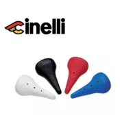 免運【鐵馬假期】Cinelli UNICANITOR  SADDLE 場地車 單速車 公路車 座墊 紅色 黑色
