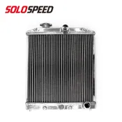 汽車改裝水箱3排52MM鋁製散熱器適用於本田喜美   EK EG DEl Sol