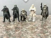 正版散貨 多美扭蛋星球大戰銀河帝國風暴兵白兵公仔手辦桌面擺件【葡東模型】