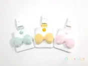 唯小伊手作＊絨毛蝴蝶結(布貼款)＊平安符袋/護身符袋/香火袋＊客製