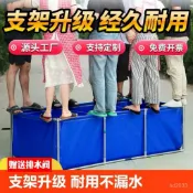 帆布魚池支架颳布加厚養殖水池水箱遊泳池蓄水池加厚帆布魚池