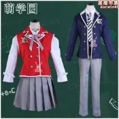 萌學園 Cosplay 男女校服 制服 動漫學生服 JK制服 電視劇同款 日系校園風 高還原度 舒適透氣