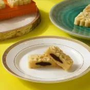 【超比食品】糕點界的馬卡龍-棗泥冰心綠豆皇12入禮盒(28g/入)_年菜 年節禮盒