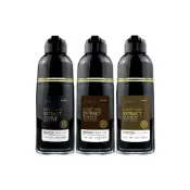 (店+)【KAFEN 卡氛】何首烏染護系列 200ML/400ML｜暮褐咖啡棕/曜石純粹黑
