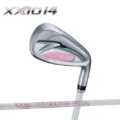 DUNLOP 日本製 新款 XXIO MP1400 白粉色 女仕鐵桿組 碳身6-PAS 7支