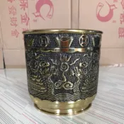 6吋神明爐 銅製品 無耳