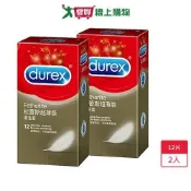 杜蕾斯超薄裝衛生套12+12入【愛買】