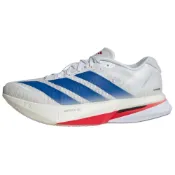 (店+)【adidas 愛迪達】JP9248 adidas Adizero Boston 13 舒適柔軟透氣 休閒跑步鞋 女款 白藍色