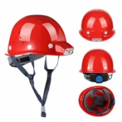 優品屋 公司貨附發票 安全帽 工地頭盔 帶燈安全帽一體工地礦工電工帽帶頭燈強光感應防雨ABS安全帽 快速出貨