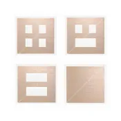 (店+)JYE中一電工❤️月光摩登系列-摩登金 2聯無孔 四孔 五孔 六孔-開關插座面板