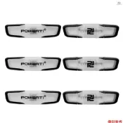 SRYF POWERTI正品網球拍透明矽膠長條避震器棕色6個裝黑色