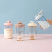【Oolab 良杯製所】2入組 律動蛋白搖搖杯 500ml(防漏/乳清蛋白/多色任選/攪拌球/健身杯)