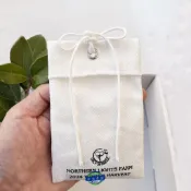 客製化 飾品袋 首飾袋 包裝袋 定制LOGO人字棉禮品珠寶首飾帆布袋香囊香包袋子懸掛式創意翻蓋袋