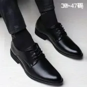 (店+)皮鞋咖啡色真皮男鞋耐磨輕量圓頭止滑橡膠底商務皮鞋棕色男生皮鞋上班族尖頭大尺碼正式場合防刮宴會黑色黑皮鞋英倫風商務正裝皮鞋男鞋內增高單鞋鞋子休閑皮鞋西裝鞋男咖啡