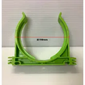 4吋 110型 全熱交換器PE管U型排卡 卡扣 風管固定夾 風管扣  風管固定座  風管夾