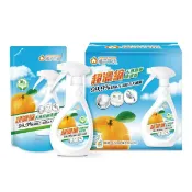 及時雨 生活好物選品 橘子工坊 超濃縮天然浴廁清潔劑 480毫升 + 補充包 450毫升 X 4入