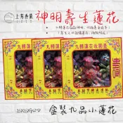上芳香業 3盒組 神明 壽生蓮花 盒裝小蓮花 九品小蓮花 壽生 神明蓮花