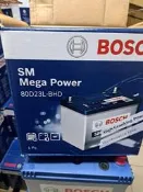 BOSCH 韓國制造，80D23L免保養免加水電瓶，隔板加強，壽命延長，冷起動電流提高，起動容易