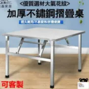 昊鑫家居 公司貨 可開發票 【不鏽鋼摺疊桌 宅配】燒烤桌 收納餐桌 摺疊餐桌 小餐桌折疊桌 家用宿舍出租房吃飯桌 寫字學習桌 擺攤小方桌 餐桌全館八折 工廠現貨直銷 特惠/年底鉅惠 5h108