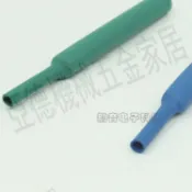 【299出貨】藍色綠色熱縮套管 環保阻燃熱縮管 熱收縮管 彩色熱塑套管6MM【亞德機械五金家居】