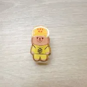 白沙屯媽祖 轎班小熊 壓克力磁鐵夾 可吸可夾超萬用