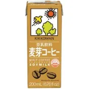 龜甲萬豆乳-麥芽咖啡風味(200ml) 豆奶 豆漿