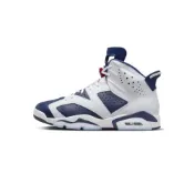 (店+)【Michael Jordan 喬丹】Air Jordan 6 “Olympic“2024版 奧運 美國隊配色 午夜藍 藍白 男款 CT8529-164
