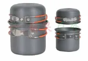 【【蘋果戶外】】犀牛 Rhino K-1【單人鍋具組】單人輕便套鍋 輕量鋁鍋 個人碗 個人鍋具 k1