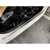 涔峰ＣＦ☆(白金)TOYOTA ALPHARD 30系 35系 後護板 後外護板 後保桿 防刮飾板 尾門踏板