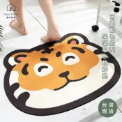 (店+)【喬木居家】台灣現貨+快速出貨 可愛動物造型硅藻吸水踏墊 浴室 臥室地墊 吸水地毯 廁所 硅藻土 衛浴踏墊 玄關