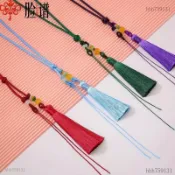 【台灣出貨🚀隔日達✨】手工編織手把繩車掛帶流蘇穗子手工編織diy短款文玩劍穗香包吊墜掛繩