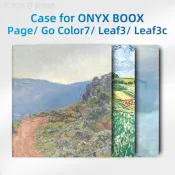 ♞,♘適用於文石BOOX Page保護套Go Color 7 Gen II和Go7磁吸殼Leaf3c Leaf3自動喚醒