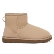 【UGG】雪靴 女鞋 靴子 女靴 真皮 Classic Mini II沙色 UG1016222SAN