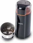 玉山最低比價網 [5美國直購] KRUPS Silent Vortex 靜音款 咖啡豆研磨機 香料 磨豆機 3oz 85g 電動 Electric Spice & Coffee Grinder