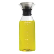 (店+)奇高Chikao耐熱北歐瓶 高直款 1000ml 1入(耐熱玻璃水壺 水瓶 玻璃壺)
