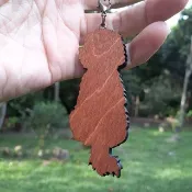 手工木作創意鑰匙圈  馬爾濟斯 C