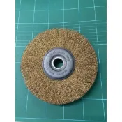 鋼絲 輪 刷 砂輪機 去銹 8吋 (1吋內孔) 57822 金絲 拋光 去污 打粗 多種尺寸 砂輪