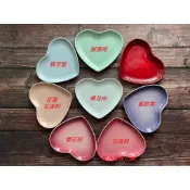 【愛咪雜貨小舖】全新Le Creuset 心型盤 愛心盤 花蕾心型盤 水果盤 點心盤 小菜盤 情人節 17cm