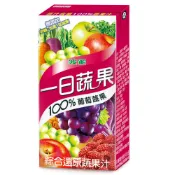 波蜜 一日蔬果100%葡萄蔬果汁 160ml x 6【萬家福】