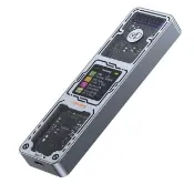 【FANXIANG 梵想】MD86 M.2 SSD固態硬碟外接盒 NVMe/SATA雙模式10Gbps(智能TFT顯示屏外接盒-不含SSD)