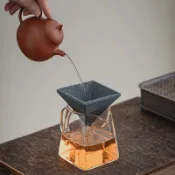 【免運】無孔茶濾金字塔造型 創意個性茶漏 小青柑泡茶神器 咖啡過濾漏網 功夫茶具配件 0407