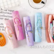 【本物研究所🎨】✨臺灣-出貨✨十二星座韓版簡約卷筆袋女ins日系文具盒初中國小生大容量鉛筆袋