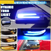 賓士 BENZ W204 CLA A B C E S GLA GLK 裝動態轉向信號 LED燈後視鏡 指示燈 後視鏡旁燈